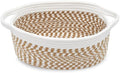 ABenkle Small Basket with Handles, Boho Decorative Rope Woven Dog Cat Toy by ABenkle