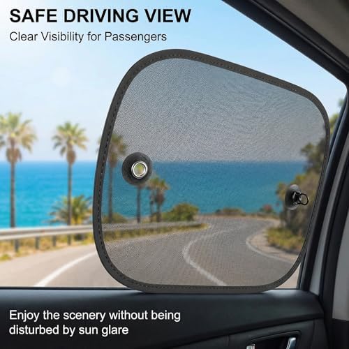2 PCS Car Window Shades, 19.7" × 11.8" Car Windows Shade - Image 4