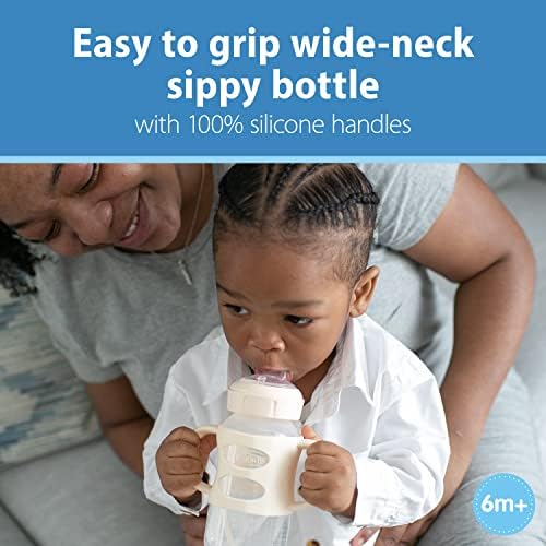 Dr. Brown’s Milestones Wide-Neck Transitional Sippy Bottle - Image 2