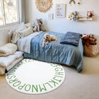Topotdor Round ABC Area Rug, 47 Inch Soft Floor Carpet - Image 7