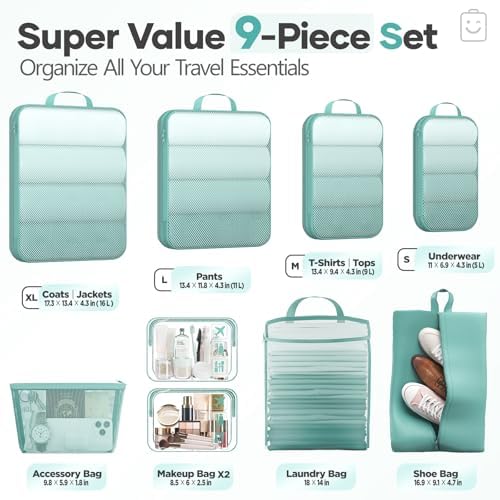 Veken 9/11 Set Compression Packing Cubes - Image 2