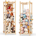 Woodure Stuffed Animal Storage & Organizer, Wooden Cute Zoo Toy Holder by CraftingNatureandComforts