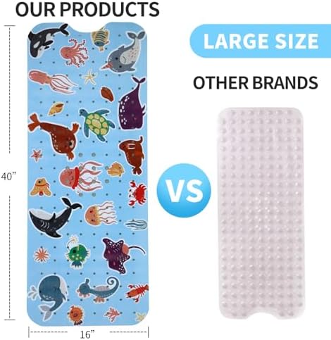 Bath Tub Shower Mat Non Slip Kids Bathtub Mat Anti Slip Baby Bath Mat - Image 3