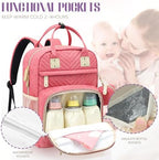 Tuwubi Diaper Bag Backpack, Baby Essentials Travel Tote Bag - Image 3