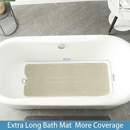 Webos Soft Bathtub Mat Non Slip: Memory Foam Shower Mat - Image 2