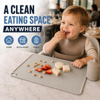 Silicone Placemats for Kids, 3 Pack Toddler Table Mats - Image 2