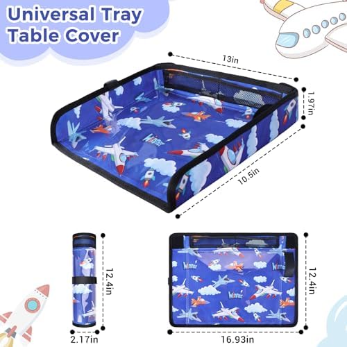 COOLBEBE Airplane Tray Table Cover, Foldable Travel Tray Cover - Image 7