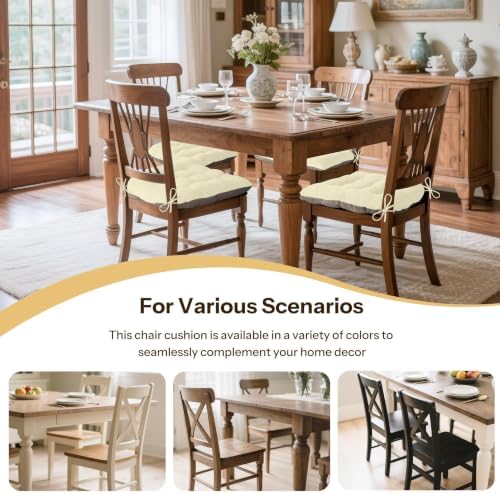Chair Cushions for Dining Chairs Set of 4 - Image 5