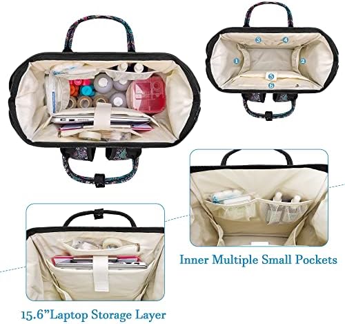 LoDrid Nurse Bag, Heavy Duty Nurse Work Backpack - Image 2