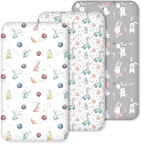 3 Pack Nap Mat Sheet 47"x24", Preschool Day Care Nap Mat Cover by CivaruaKids