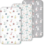 3 Pack Nap Mat Sheet 47"x24", Preschool Day Care Nap Mat Cover by CivaruaKids