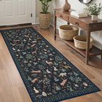BESBLEE 2X10 Washable Kitchen Runner Rug, Animal Non Slip - Image 2