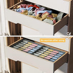 Joyoldelf Sock Drawer Organizer Underwear Organizer, 24 Cell Collapsible Closet - Image 6