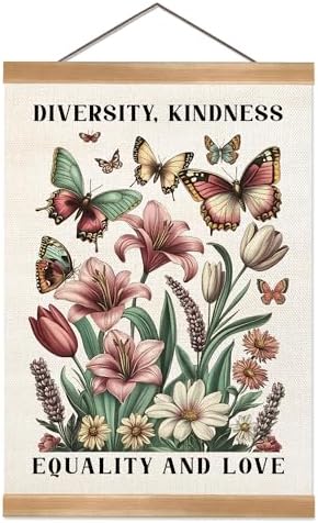 ZTGDA Diversity and Kindness Wall Art, Equality and Love Inspirational Hanging by Unknown