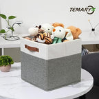 Temary Storage Cubes 12x12 Fabric Cube Storage Bins Foldable Storage Baskets - Image 2