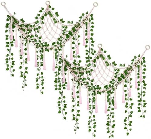 Suncalla 2 Pcs Toy Storage Net for Stuffed Animals Wall Hammock by Unknown