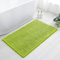 Chenille Bathroom Rug 30"x50" Lime Green, Large Plush Bath Mat by Kildoss
