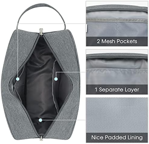 Narwey Travel Toiletry Bag for Women, Dopp Kit Men, Medicine Bag - Image 5