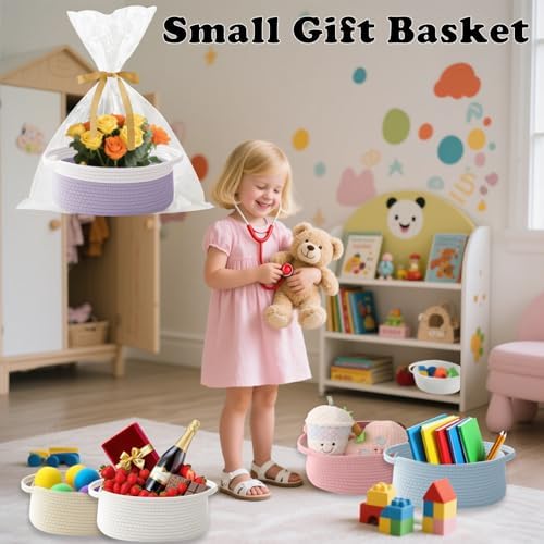 Woven Rope Basket-Baby Gift Basket - Image 4