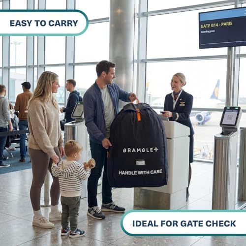 Bramble - Stroller Bag for Airplane Gate Check - Water Resistant Ballistic - Image 7