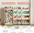 EXPERLAM Kids Toy Storage Organizer, 2-in-1 Stuffed Animal Storage & Toy - Image 4