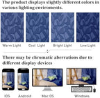 Lecloud Leia Dusty Blue Sheer Curtains 63 Inch Length 2 Panels, Light Filtering - Image 5