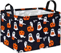 Pumpkin Pattern Storage Basket Gift Shelf Basket Storage Bin, Nursery Basket by KUNRO