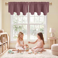 NICETOWN Dry Rose Blackout Valance Curtain by NICETOWN