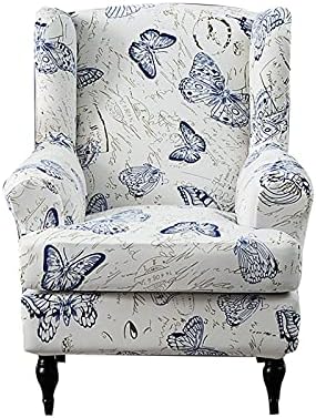 NILUOH Wingback Chair Covers 2-Piece, Armchair Slipcovers by NILUOH