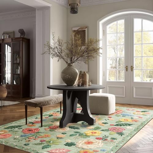 4x6 Bedroom Area Rug Washable: Throw Rugs - Image 3