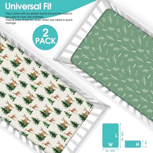 BROLEX Baby Fitted Crib Sheets: Kid Crib Sheets - Image 3