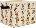 Sports Bear Nursery Storage Bins, Vintage Bears Playing Balls Collapsible by Unknown