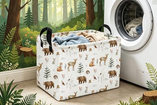Essme Rectangular Animal Basket, Kids Storage Bins Organizer - Image 6