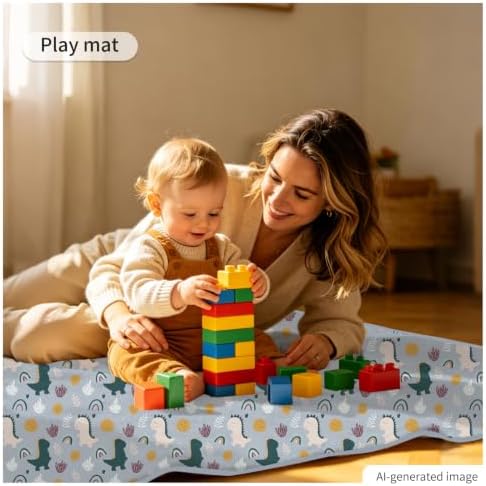 Baby Splat Mat for Under High Chair - Image 6
