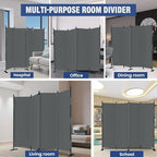Room Divider 4 Panel Folding Screen 6ft Portable Wall Partition Room Divider - Image 6