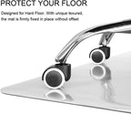 Kuyal Clear Chair mat for Hardwood Floor, 46 x 60 inches Floor Mats - Image 4