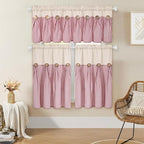 ASPMIZ Farmhouse Cotton Linen Valances - Image 3