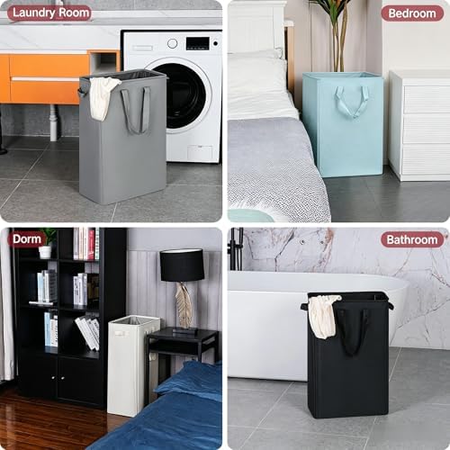 efluky Slim Laundry Basket, Narrow Laundry Hamper - Image 6