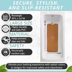 ENKOSI Non-Slip Bath Mat and Shower Mat 40x16 Extra Long - Image 3
