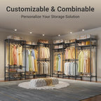 VIPEK V5 Heavy Duty Clothes Rack, Freestanding Modular Closet System - Image 6