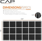 CAP Puzzle Exercise Mats | 1/2” Thick EVA Interlocking Foam Tiles - Image 4