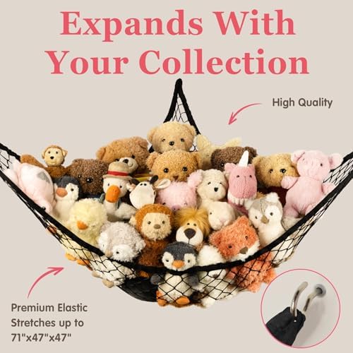 Stuffed Animal Storage Hammock Net Corner - Image 5