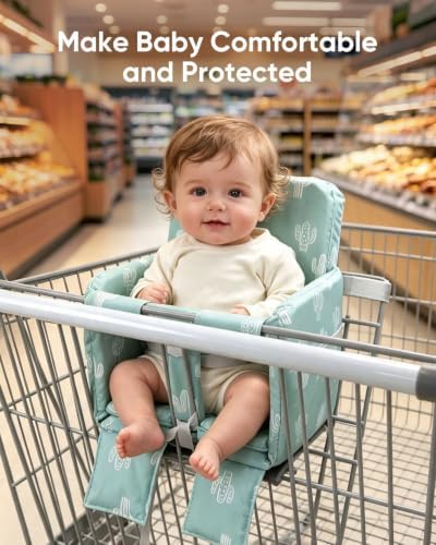 Padded Shopping Cart Seat Cover - Image 3