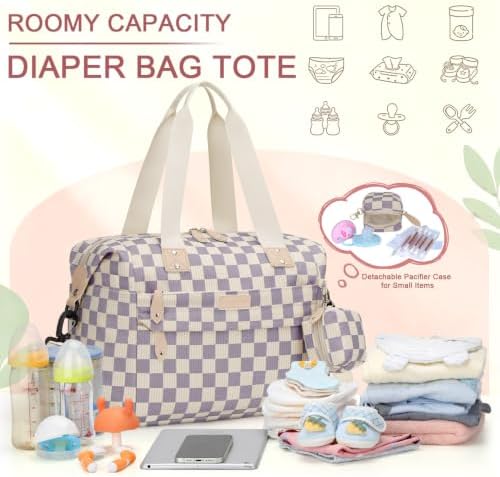 Pritent Diaper Bag Tote Waterproof Maternity Baby Bags - Image 3