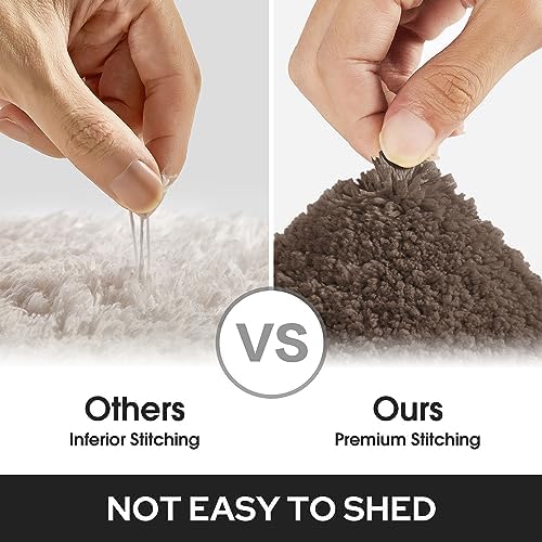 HOMEIDEAS Bathroom Rugs Sets 2 Piece, Super Soft and Absorbent Non Slip - Image 6