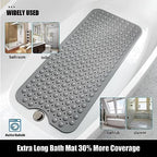 Non Slip Bathtub Shower Mat, Extra Long Bath Mat - Image 5