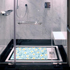 Bathtub Mat Non Slip 26.8x15.1In, Mini Daisies Bath Mat - Image 6