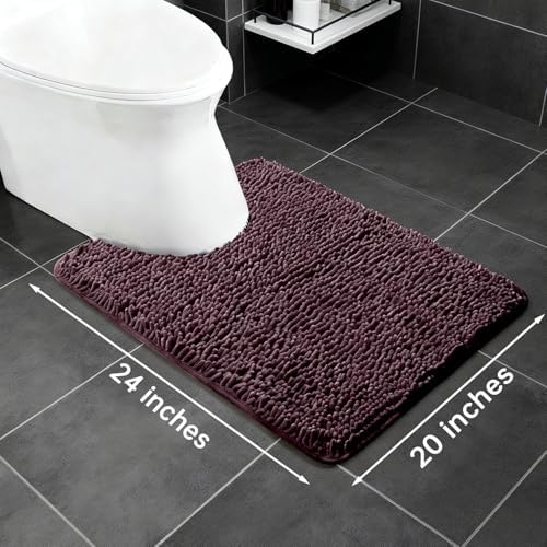 Yeaban Toilet Rugs U-Shape 20"x24" - Image 2