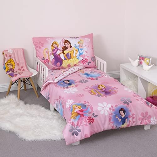 Disney Pretty Princess Toddler Bed, 4 Piece Set by Disney