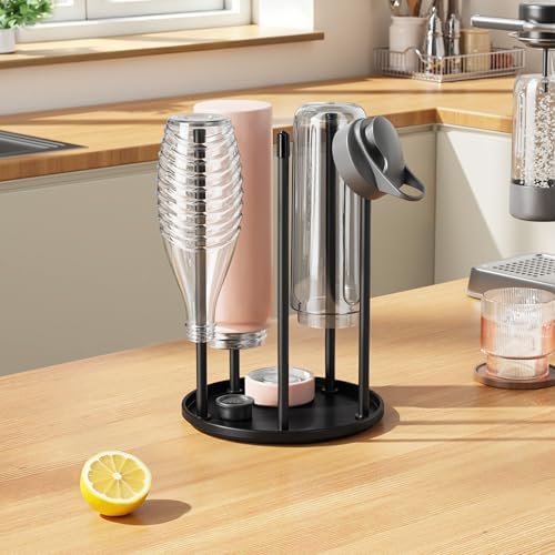 niffgaff Bottle Drying Rack – Ceramic Base Bottle Organizer - Image 5